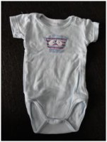 Lichtblauwe romper 